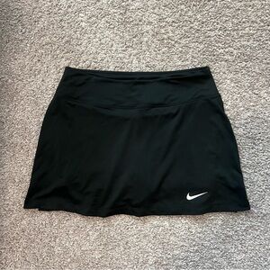 black nike athletic tennis skirt - s